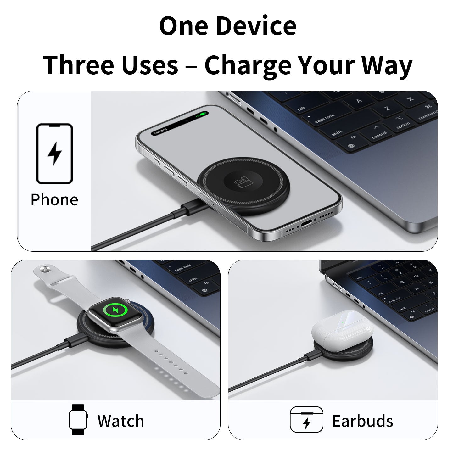 Foldable Stand Wireless Charger