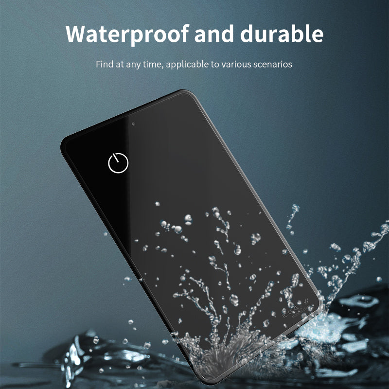 Bluetooth Ultrathin Wallet Finder Card Magnetic Charging Tracker Card Works with Apple Find My (iOS Only) Smart Finder Card