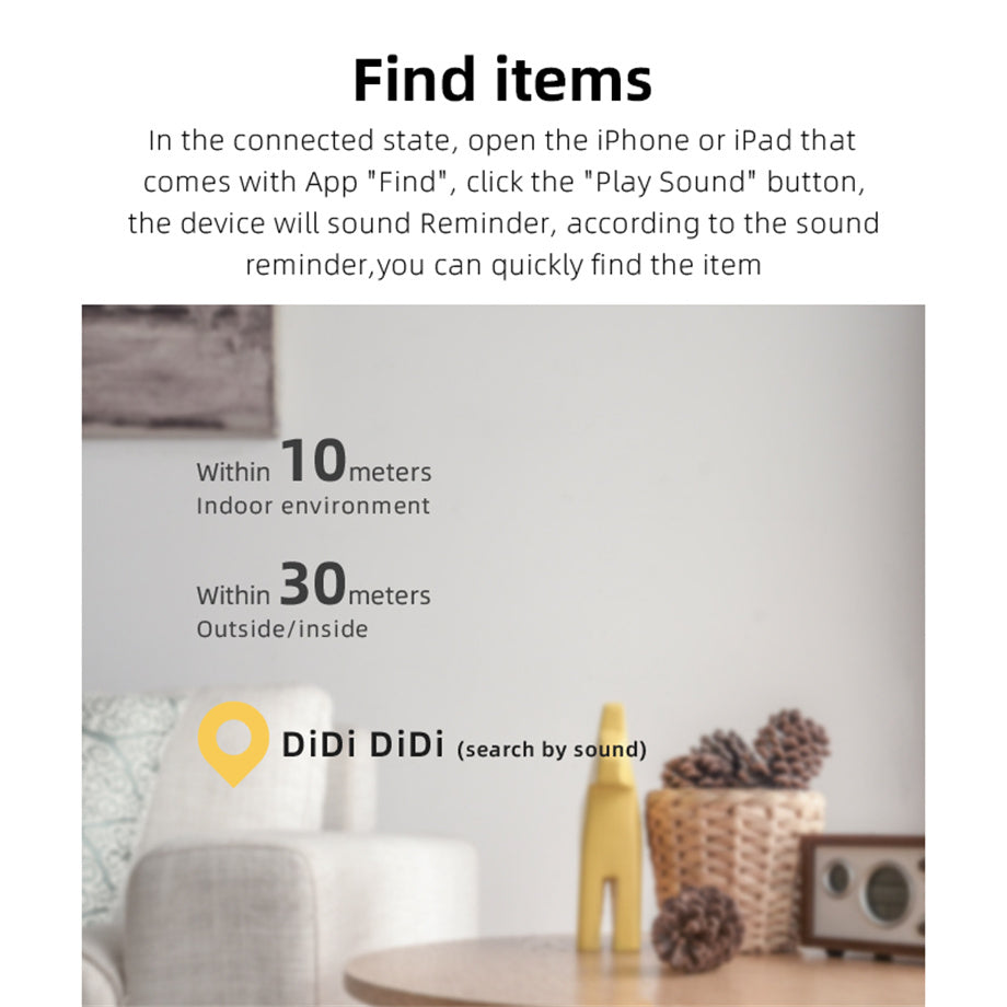 Apple MFi certified low power smart tracker