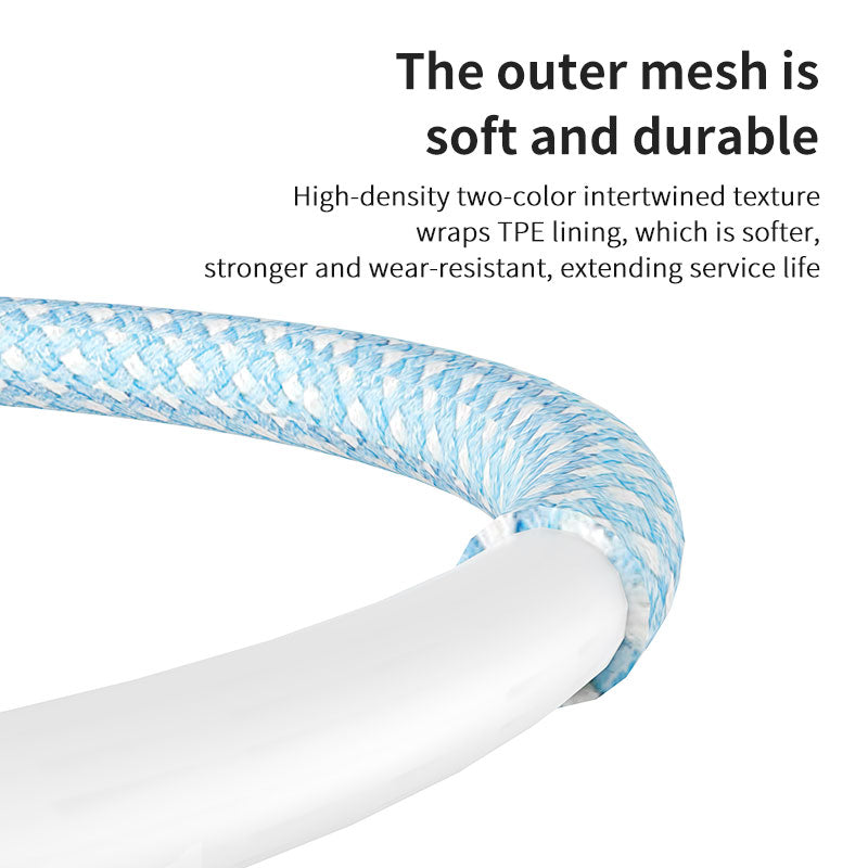 Braided network beautiful shell data cable