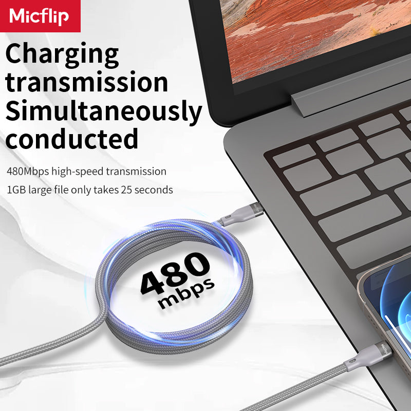 240W magnetic suction cable, easier to store micflip A25