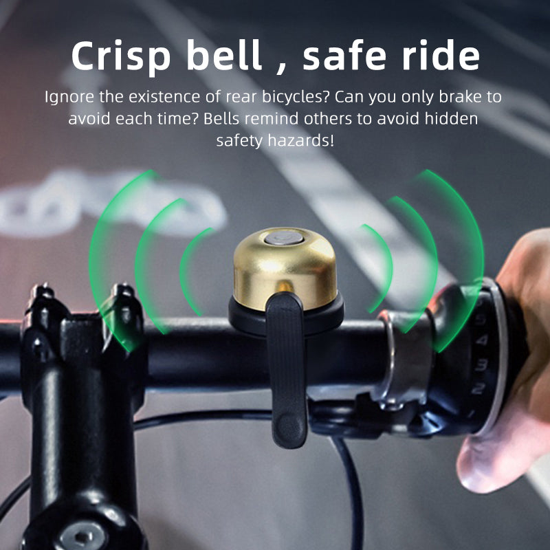 Smart Anti-Theft Bicycle Bell | Works with Apple Find My™ | Waterproof Air Tag Tracker