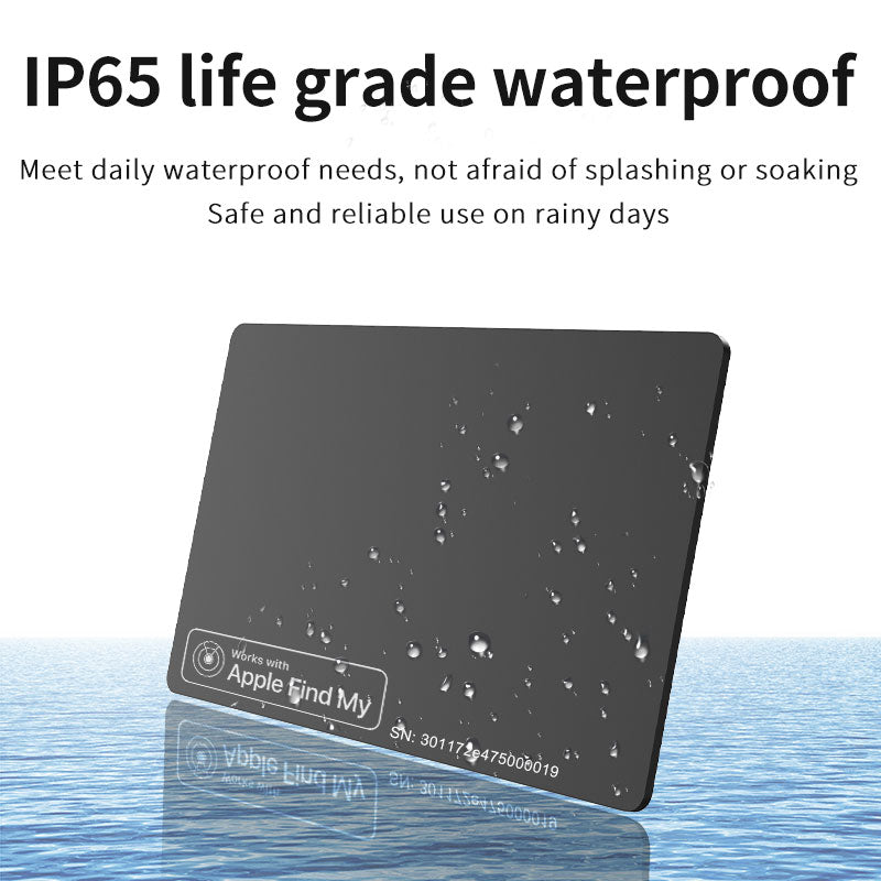 Wireless Charging tracking card wallet GPS locator smart mini tag iphone for apple device work with find my airtag