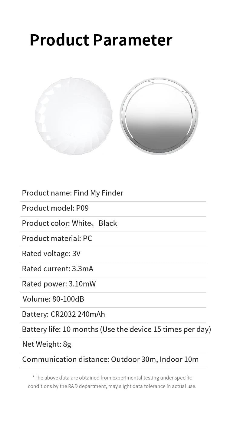 Apple MFi Certified GPS Location Tracking Finder