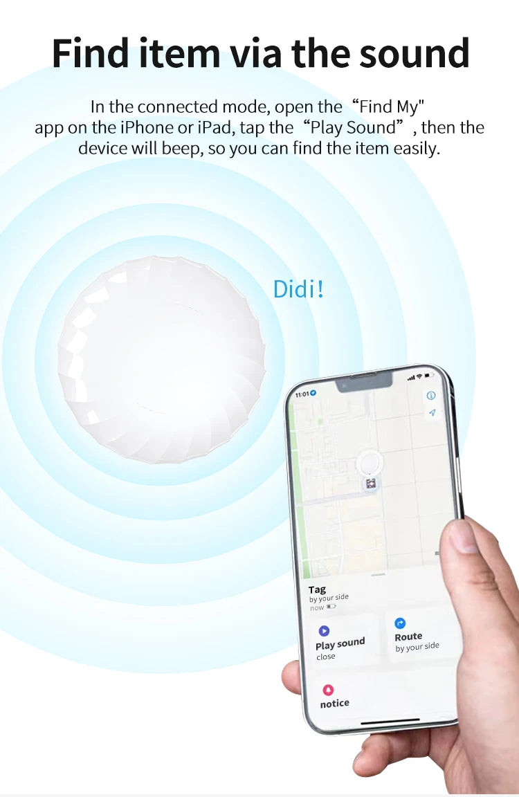 Apple MFi Certified GPS Location Tracking Finder