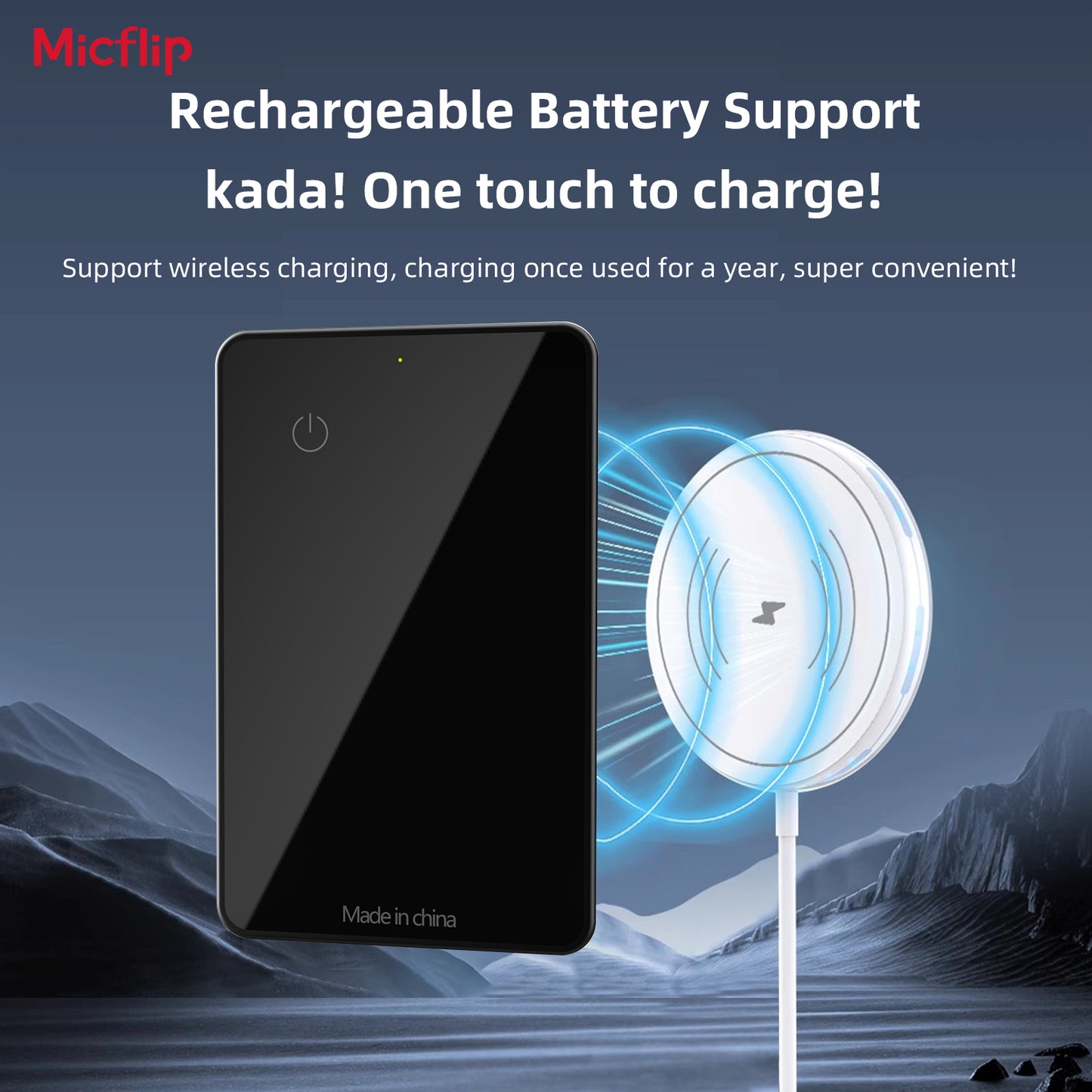 Apple MFI Certification Mieflip Global Wireless charging tracker