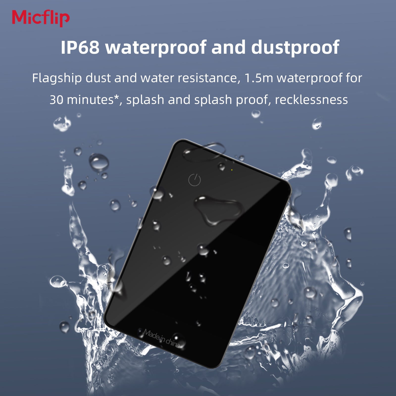Ultra-Thin 0.08" Rechargeable Wallet Tracker