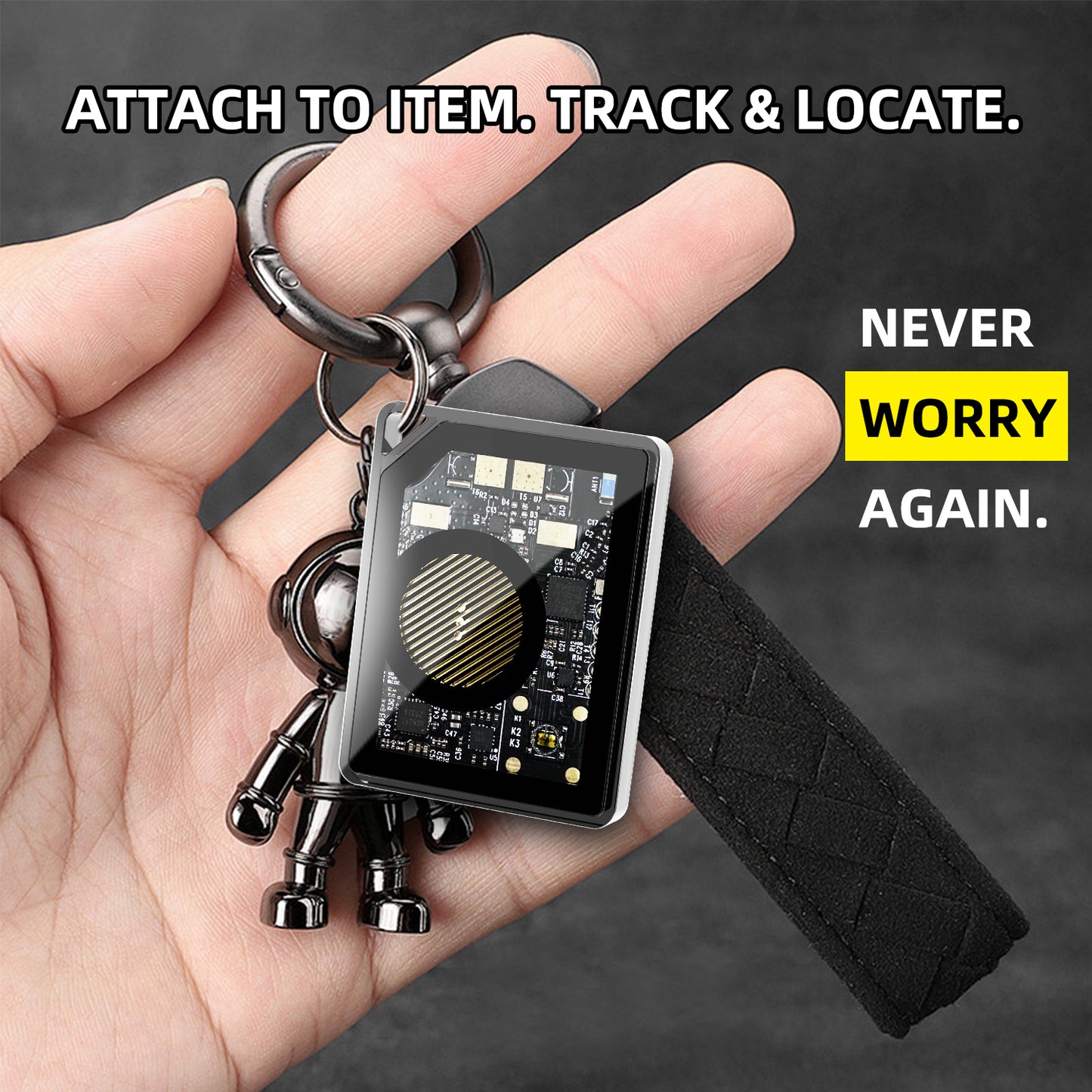 Mini Smart Bluetooth Tracker Keys Wallet Finder Location Wireless charging SmartTag Phone Finder For Apple Find My (only IOS)