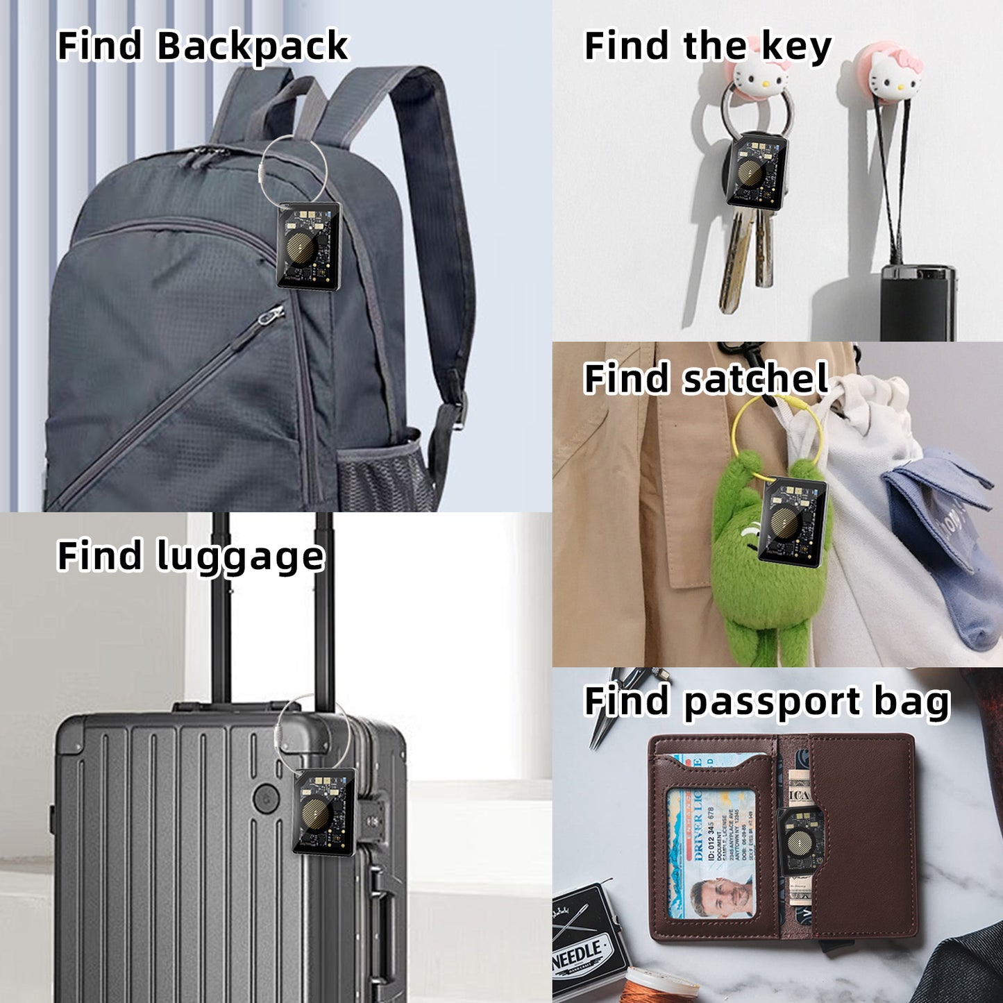 Mini Smart Bluetooth Tracker Keys Wallet Finder Location Wireless charging SmartTag Phone Finder For Apple Find My (only IOS)