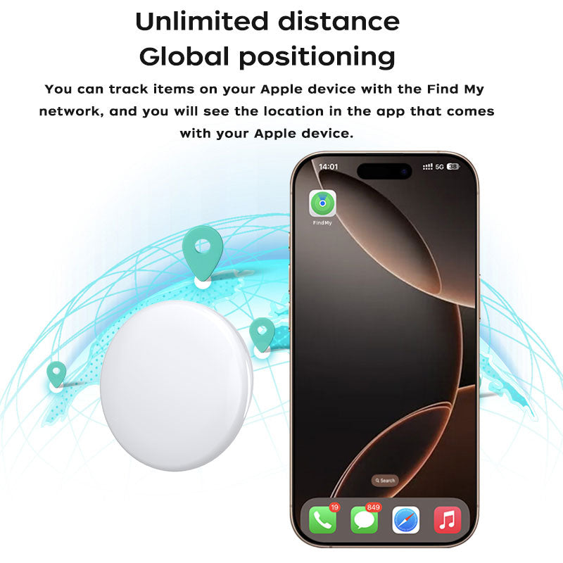 Apple MFi Certified Low Power Smart Find My Tag Tracker
