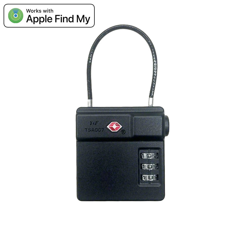 Smart TSA Luggage Lock with Apple Find My Integration - Anti-Lost Global Tracking & Waterproof Combination Padlock K05