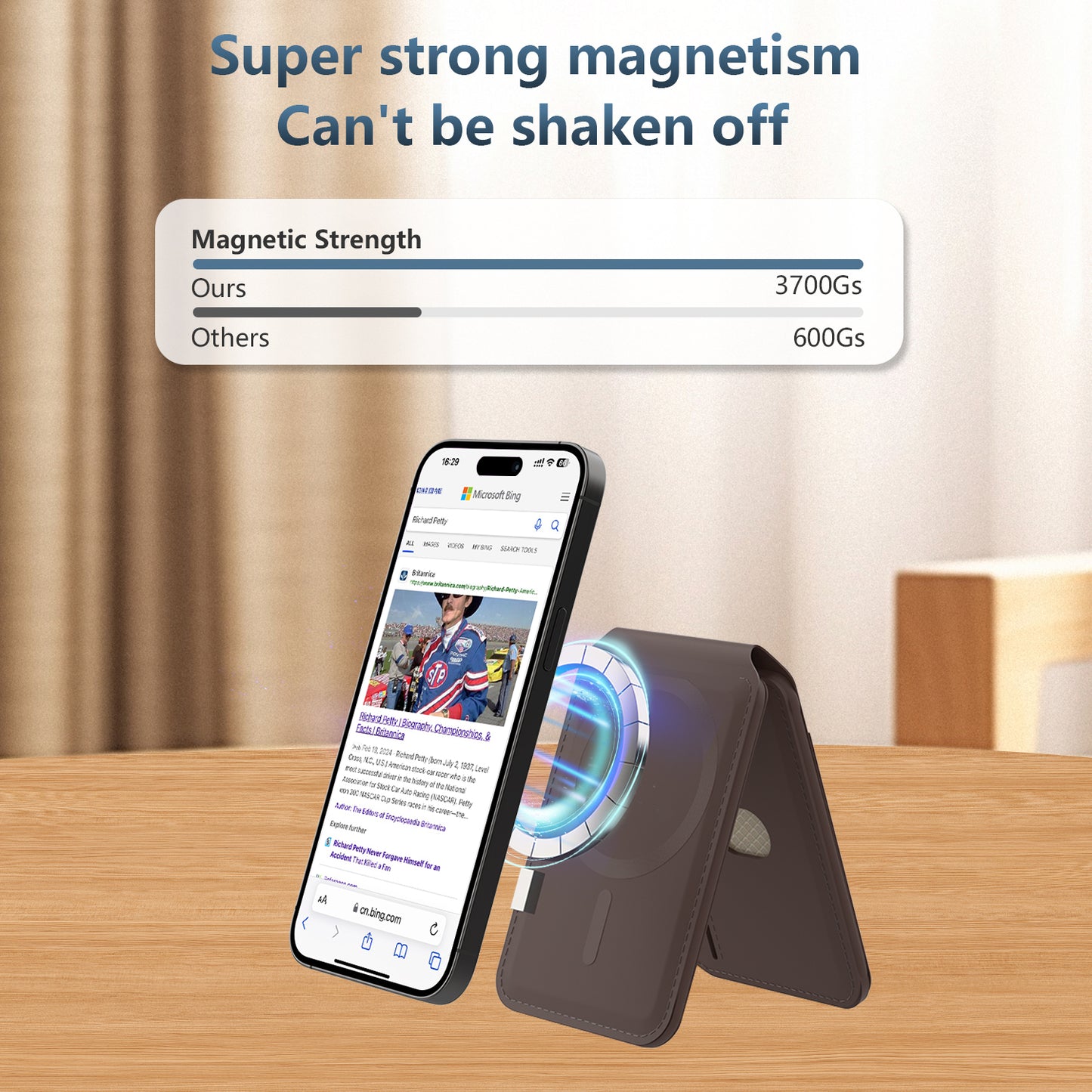 Apple MFi Certified Magnetic Card Holder