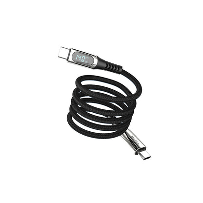 140W Magnetic Suction Type C to Type C Cable Fast Charging Braided Charging Cable Magnetic Multi-function Mobile Phone Cable
