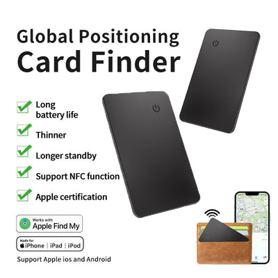 Wireless Charging Tracking location Wallet Tracker Card Works