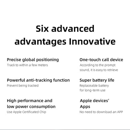 Apple MFi certified low power smart tracker