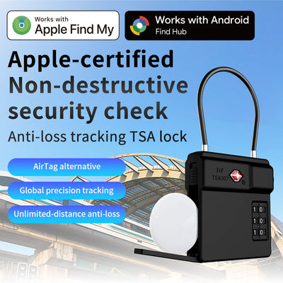 Smart TSA Luggage Lock with Apple Find My  K05