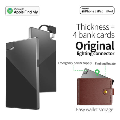 Micflip 2-in-1 Ultra-Slim Wallet Power Bank