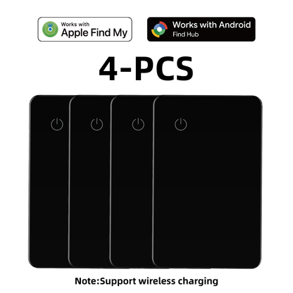 Smart Ultra Thin Wallet Tracker Card for Apple/android Dual System Key Luggage Gps Locator Tag Works with Google Find My Device