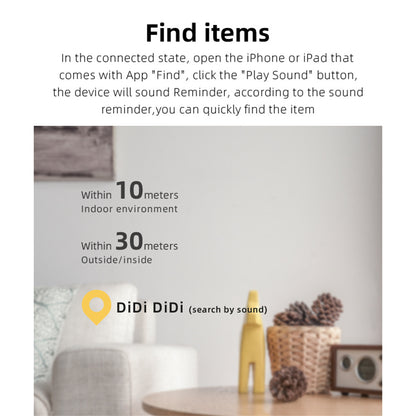 Apple MFi certified low power smart tracker