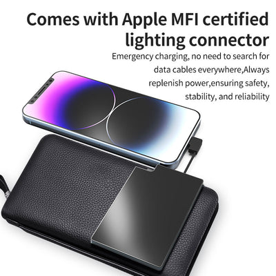 Micflip 2-in-1 Ultra-Slim Wallet Power Bank