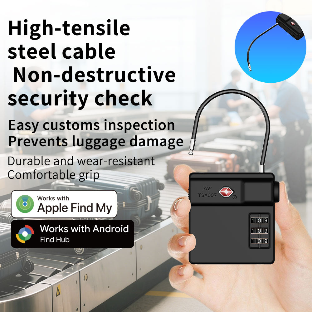 Smart TSA Luggage Lock with Apple Find My  K05