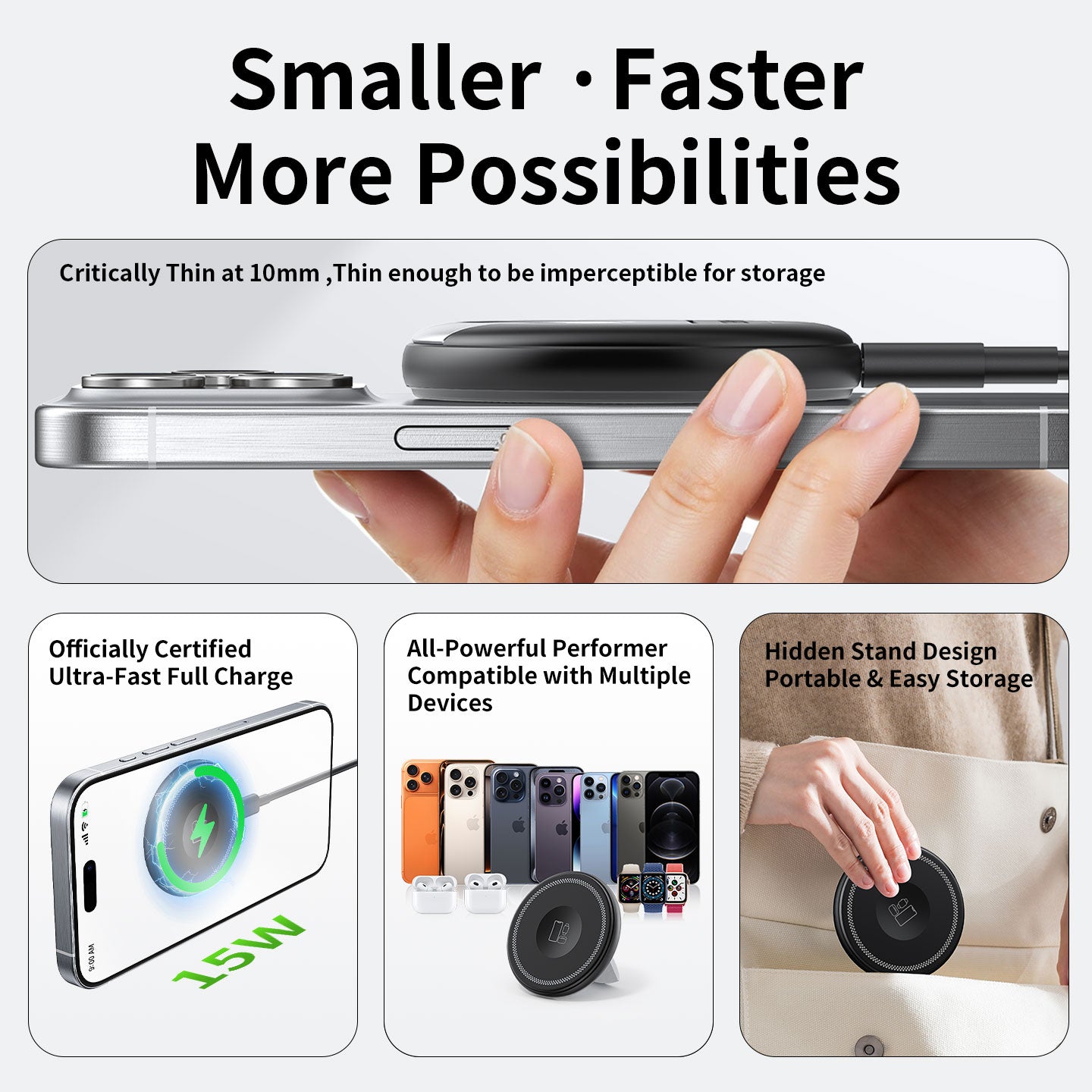 Foldable Stand Wireless Charger