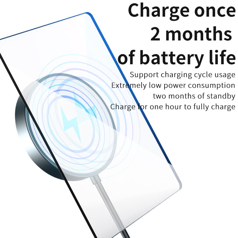 Wireless Charging tracking card wallet locator smart mini tag iphone for apple device work with find my airtag