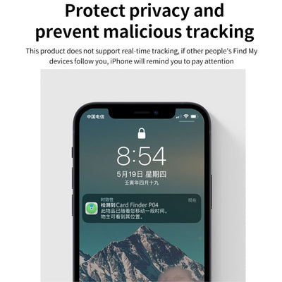 Wireless Charging Tracking location Wallet Tracker Card Works