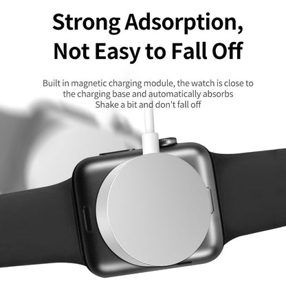 Magnetic iWatch Wireless Charger Portable USB Cable,For iWatch Series 1~10 SE Ultra ,Wireless Magnetic Charging Cable White USB-C