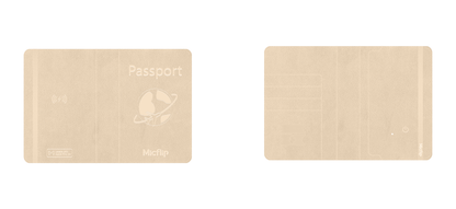 Smart Anti-Loss Travel Passport Holder - Apple Find My Certified, Global Positioning GPS Tracker Wallet