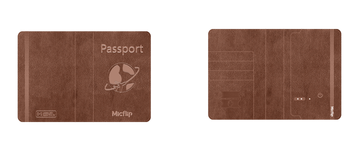 Smart Anti-Loss Travel Passport Holder - Apple Find My Certified, Global Positioning GPS Tracker Wallet