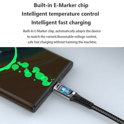 Digital display zinc alloy data cable