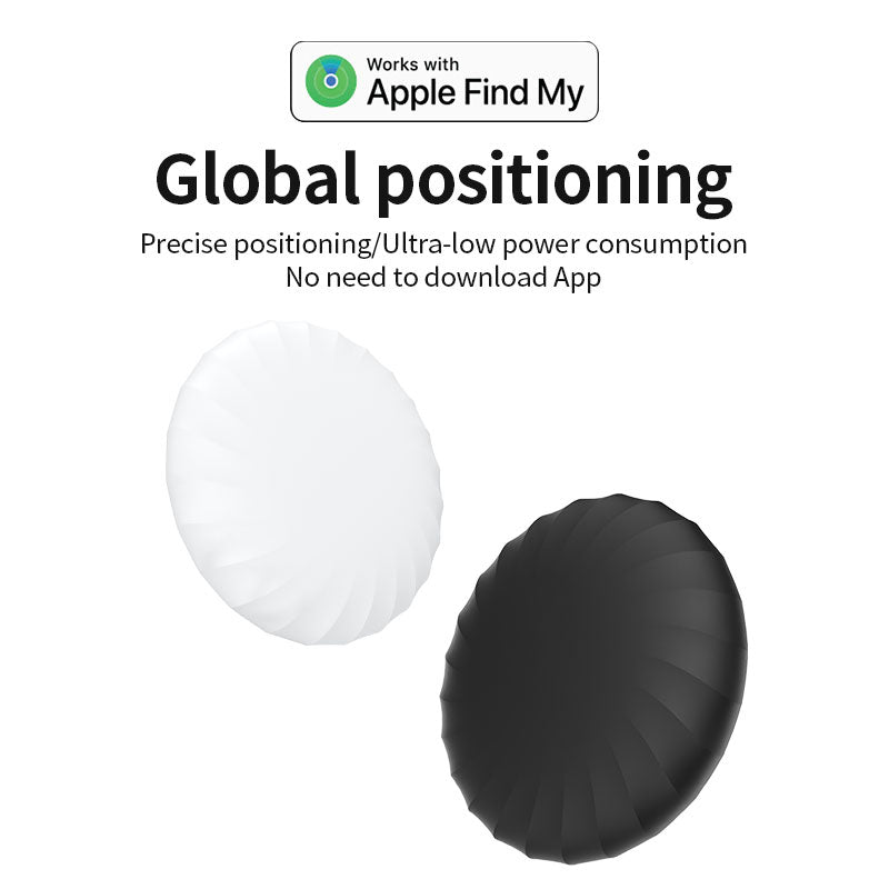 Smart Global Tracker Tag (Works with Apple Find My) | Spiral Edition Key & Wallet Finder | No App Needed Micflip P09