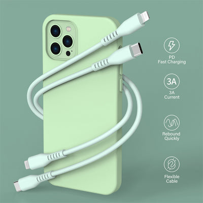 Liquid Silicone C-L Usb Cable Fast Charging For Apple Charging Cable