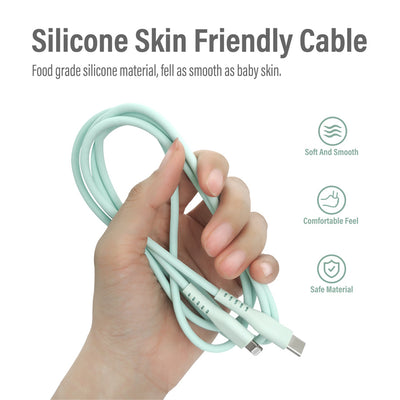 Liquid Silicone C-L Usb Cable Fast Charging For Apple Charging Cable