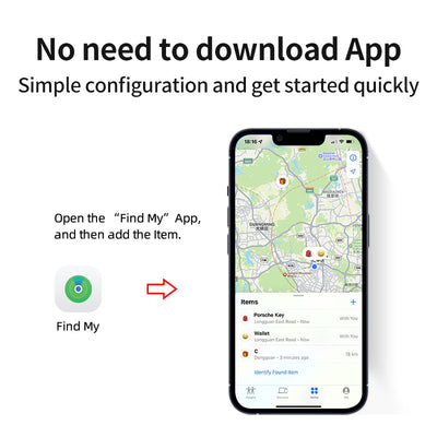 Smart Global Tracker Tag Works with Apple Find My