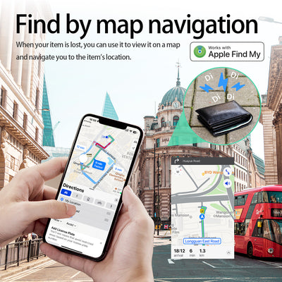 Wireless Charging Tracking location Wallet Tracker Card Works
