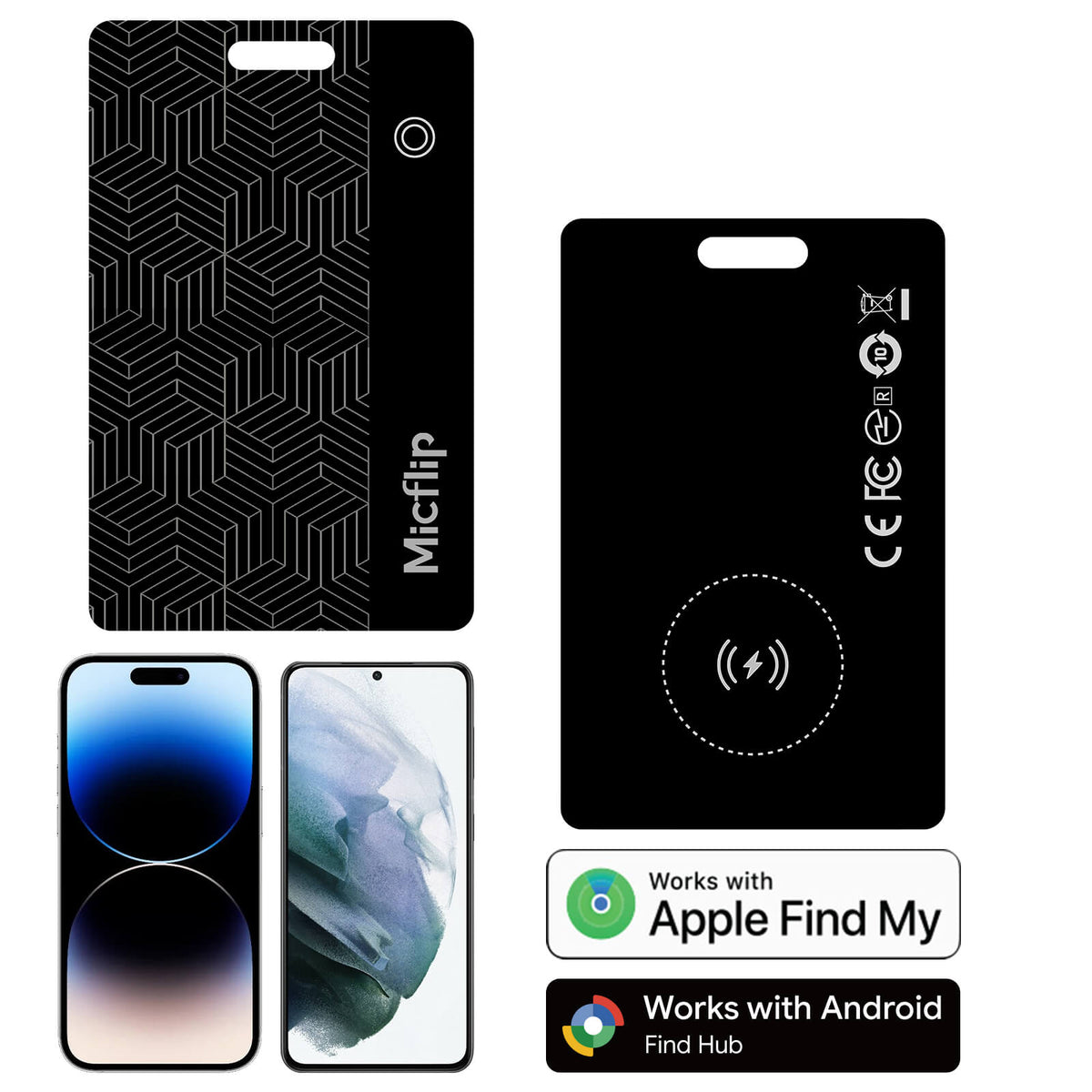 Find My tracker,Find Hub tracker,Micflip-Micro tech Flip life