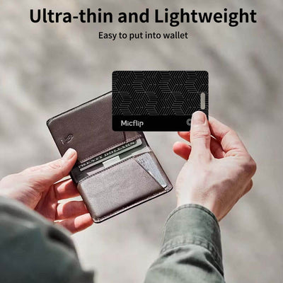 Micflip Ultra 1.7MM Thin Wallet Tracker Card