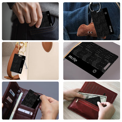 Micflip Ultra 1.7MM Thin Wallet Tracker Card