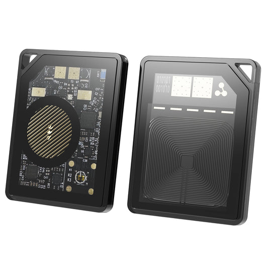 Cyberpunk Transparent Smart Key Finder Wireless Charging & Apple Find My Certified P21