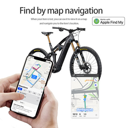 Anti-Theft Bike Mount Bicycle Front Fork Down Tube Bracket for Air Tag Waterproof Tracker Mount Holder Headset Cap Cove for Bike