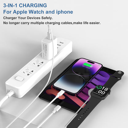 Apple Watch Charger White with 30W US PD Charger