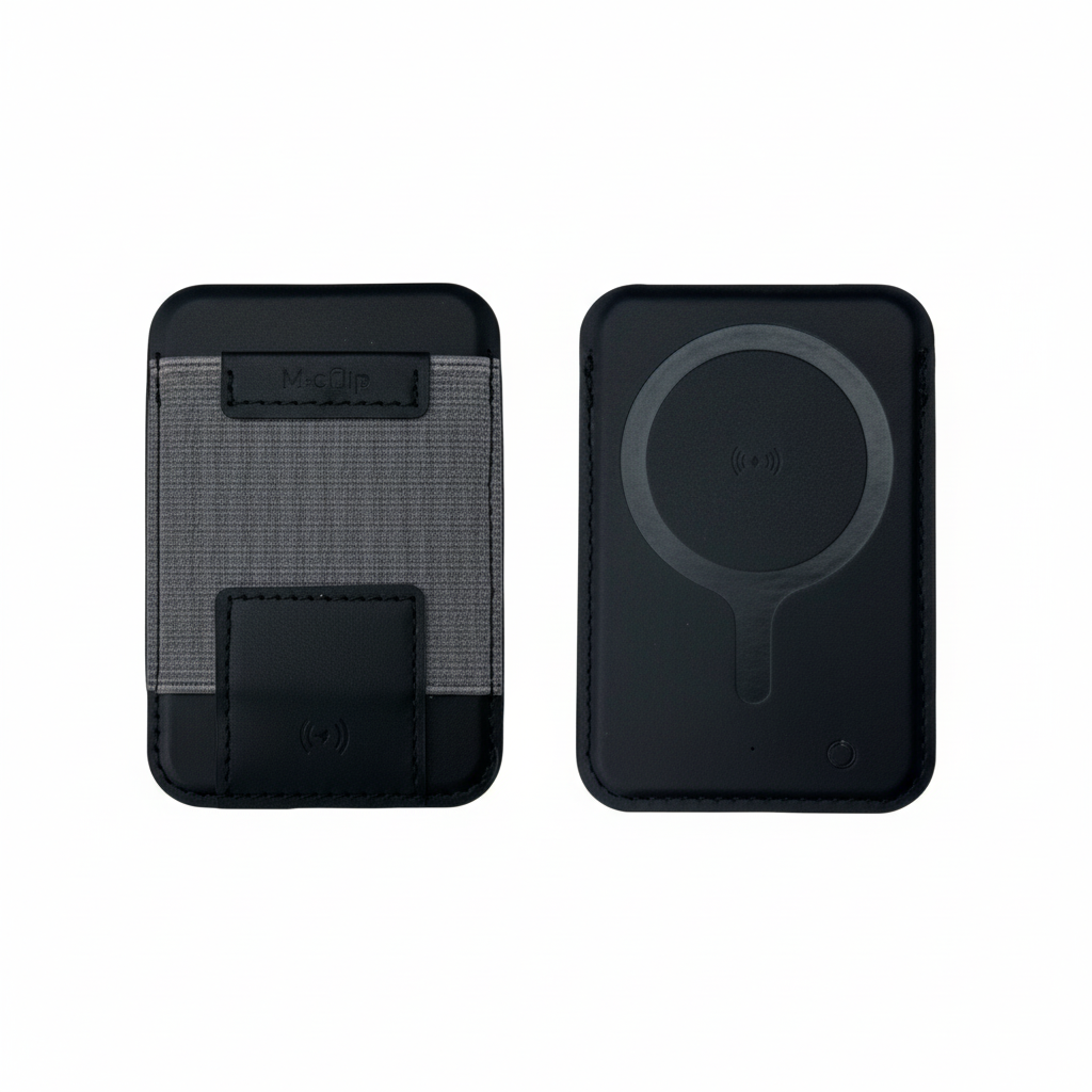 Micflip Smart MagSafe Wallet with Apple 'Find My' Tracking - Ultra-Thin Magnetic Card Holder & Find My Card Tracker (Rechargeable)