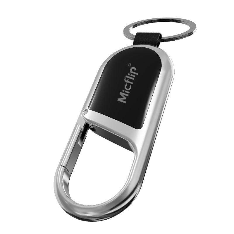 MicFlip Smart Anti-Loss Keychain Tracker -Supports Apple Find My 365-Day Long Battery Life Durable Composite Gold Material P16